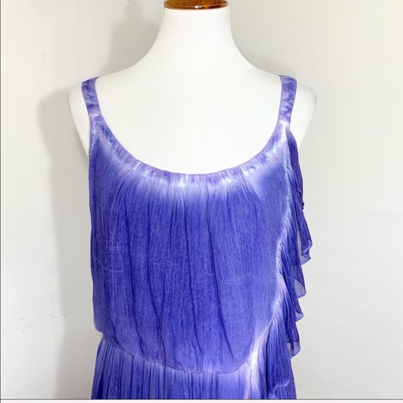 SOLD-Free People Tie Dye Ruffled Sun Dress - Picture 3 of 8